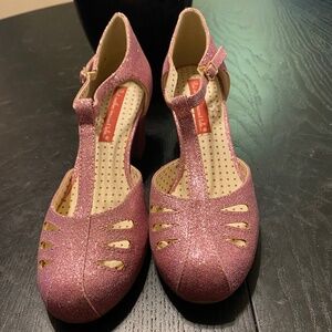 BAIT Pink sparkle heel - 7.5